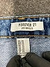 Forever 21 100% Cotton Hearts Blue Jeans Size 26 - photo 4