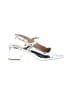 Sam & Libby Silver Heels Size 10 - photo 1