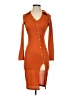 Shein Orange Casual Dress Size 2 - photo 1