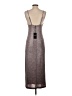 David Lerner Metallic Gray Casual Dress Size S - photo 2