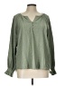 FRYE Green Long Sleeve Blouse Size L - photo 1