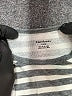 Gerber Stripes Gray Short Sleeve Onesie Size 6-9 mo - photo 3