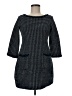 Max Studio 100% Polyester Tweed Black Casual Dress Size M - photo 1