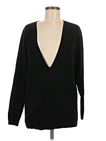 Aqua Cashmere Pullover Sweater (view 1)
