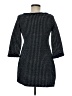 Max Studio 100% Polyester Tweed Black Casual Dress Size M - photo 2