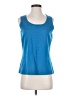 St. John Blue Sleeveless Top Size S - photo 1