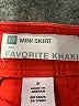 Gap Outlet Solid Red Casual Skirt Size 2 - photo 4
