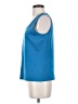 St. John Blue Sleeveless Top Size S - photo 5