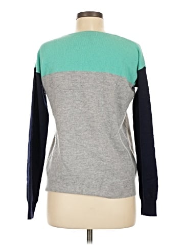 Aqua Cashmere Pullover Sweater (view 2)