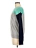 Aqua 100% Cashmere Color Block Gray Cashmere Pullover Sweater Size M - photo 5