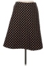Ann Taylor Polka Dots Checkered-gingham Stripes Black Casual Skirt Size 6 (petite) - photo 1