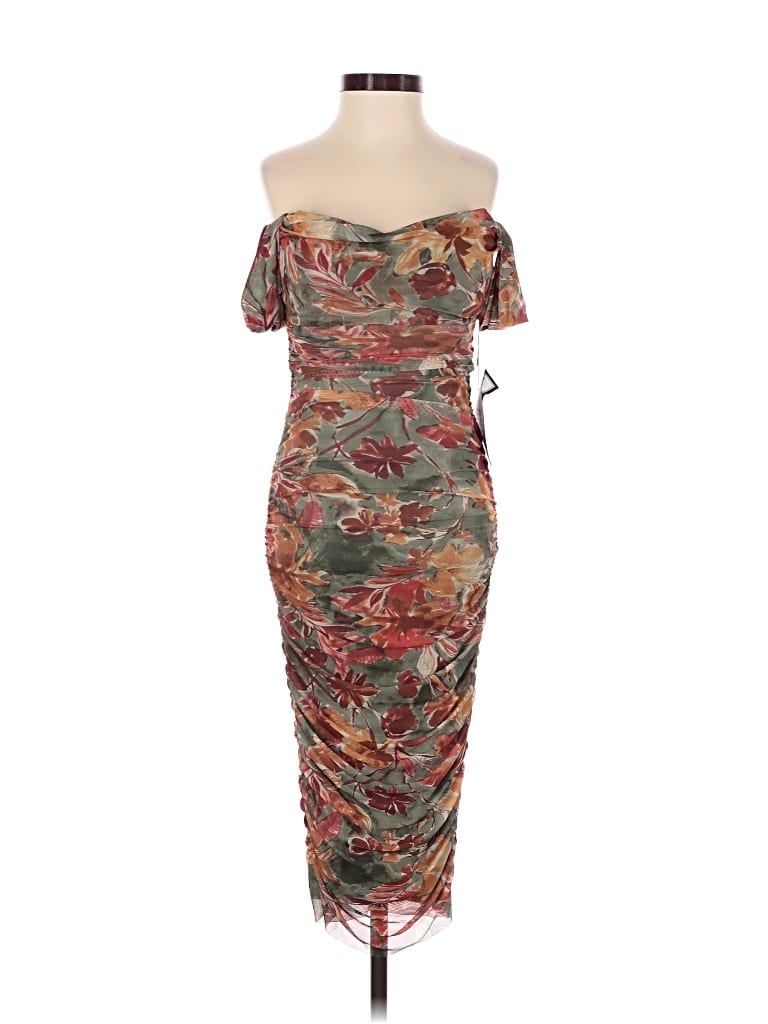 Pre-owned Katia Rae Cocktail Dress In Brown