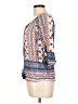 Cato Blue 3/4 Sleeve Blouse Size L - photo 5