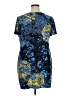 Alfani Graphic Blue Casual Dress Size 1X - photo 2