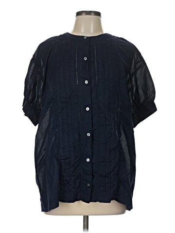 Banana Republic Factory Store Short Sleeve Blouse (view 1)