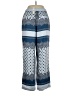 J.Crew 100% Polyester Print Blue Casual Pants Size 4 - photo 2