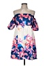 Venus 100% Polyester Tropical Blue Cocktail Dress Size M - photo 1