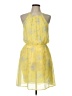 Blue Rain 100% Polyester Paisley Yellow Cocktail Dress Size L - photo 1