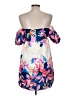 Venus 100% Polyester Tropical Blue Cocktail Dress Size M - photo 2