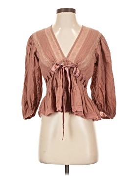 Free People 3/4 Sleeve Blouse