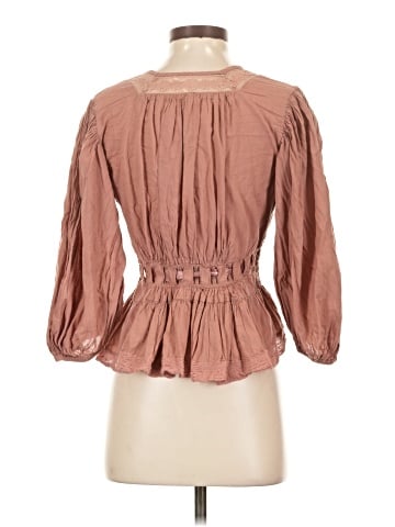 Free People 3/4 Sleeve Blouse (view 2)