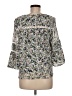 Fever Silver 3/4 Sleeve Blouse Size M - photo 2