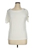 Cable & Gauge Ivory Short Sleeve Top Size XL - photo 1