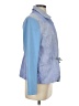 IMAN 100% Leather Color Block Blue Leather Jacket Size S - photo 4