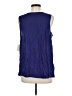 Studio West 100% Rayon Blue Sleeveless Blouse Size XL - photo 2