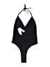 Assorted Brands Solid Black One Piece Swimsuit Size M - photo 2