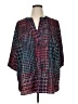 Catherines 100% Polyester Black 3/4 Sleeve T-Shirt Size 1X - photo 1
