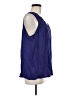 Studio West 100% Rayon Blue Sleeveless Blouse Size XL - photo 4