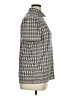 Anne Klein Houndstooth Silver Short Sleeve Blouse Size XL - photo 4