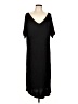 J Valdi Solid Black Casual Dress Size L - photo 1