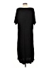 J Valdi Solid Black Casual Dress Size L - photo 2