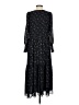 Madewell 100% Polyester Paisley Black Casual Dress Size XS - photo 2