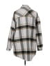 Love Tree 100% Polyester Plaid Gray Coat Size L - photo 2