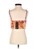 Christian Lacroix 100% Polyester Orange Sleeveless Top Size XXS - photo 2
