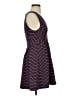 BCBGeneration Chevron-herringbone Blue Casual Dress Size 4 - photo 4
