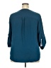 Torrid 100% Polyester Teal 3/4 Sleeve Blouse Size 2X Plus (2) - photo 2