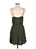 Express 100% Rayon Solid Green Casual Dress Size M - photo 2