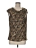 Kasper Brown Sleeveless Blouse Size M - photo 1