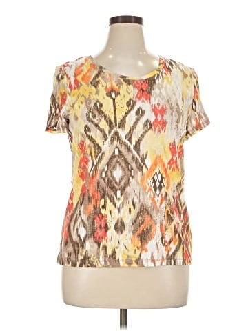 Zenergy by Chico's Short Sleeve Blouse (view 1)