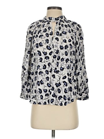 Rebecca Taylor 3/4 Sleeve Silk Top (view 1)