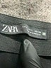Zara Solid Black Active Pants Size L - photo 7