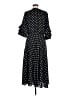 Assorted Brands Polka Dots Black Casual Dress Size EU 40 / US 10 - photo 2