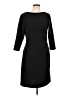 Sara Campbell Solid Black Casual Dress Size L - photo 1