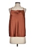 Pleione Brown Sleeveless Blouse Size S - photo 1