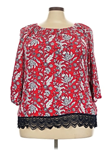 Ruby Rd. 3/4 Sleeve Blouse (view 1)