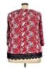 Ruby Rd. Paisley Red 3/4 Sleeve Blouse Size 4X (estimated) - photo 2